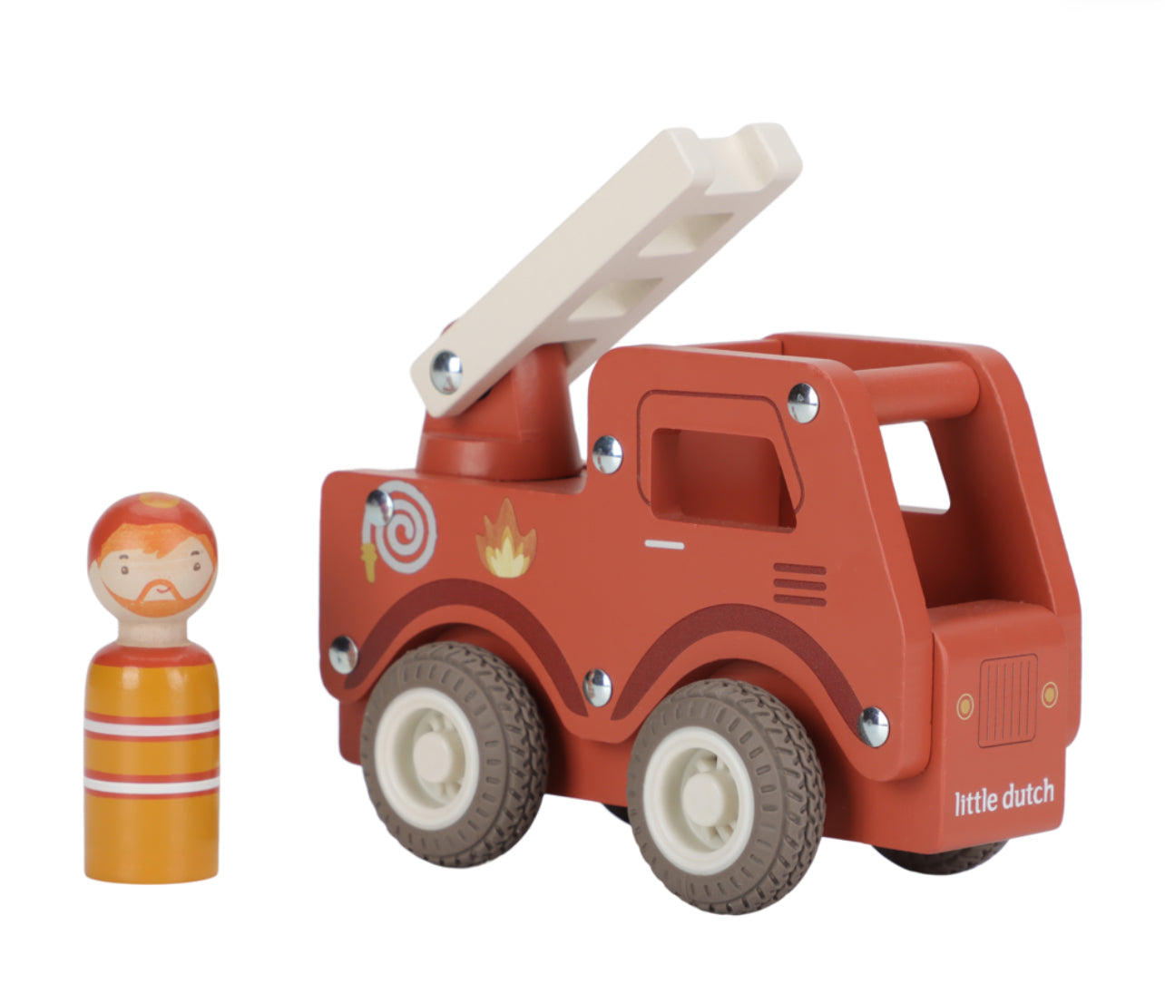 شاحنة اطفاء خشبية