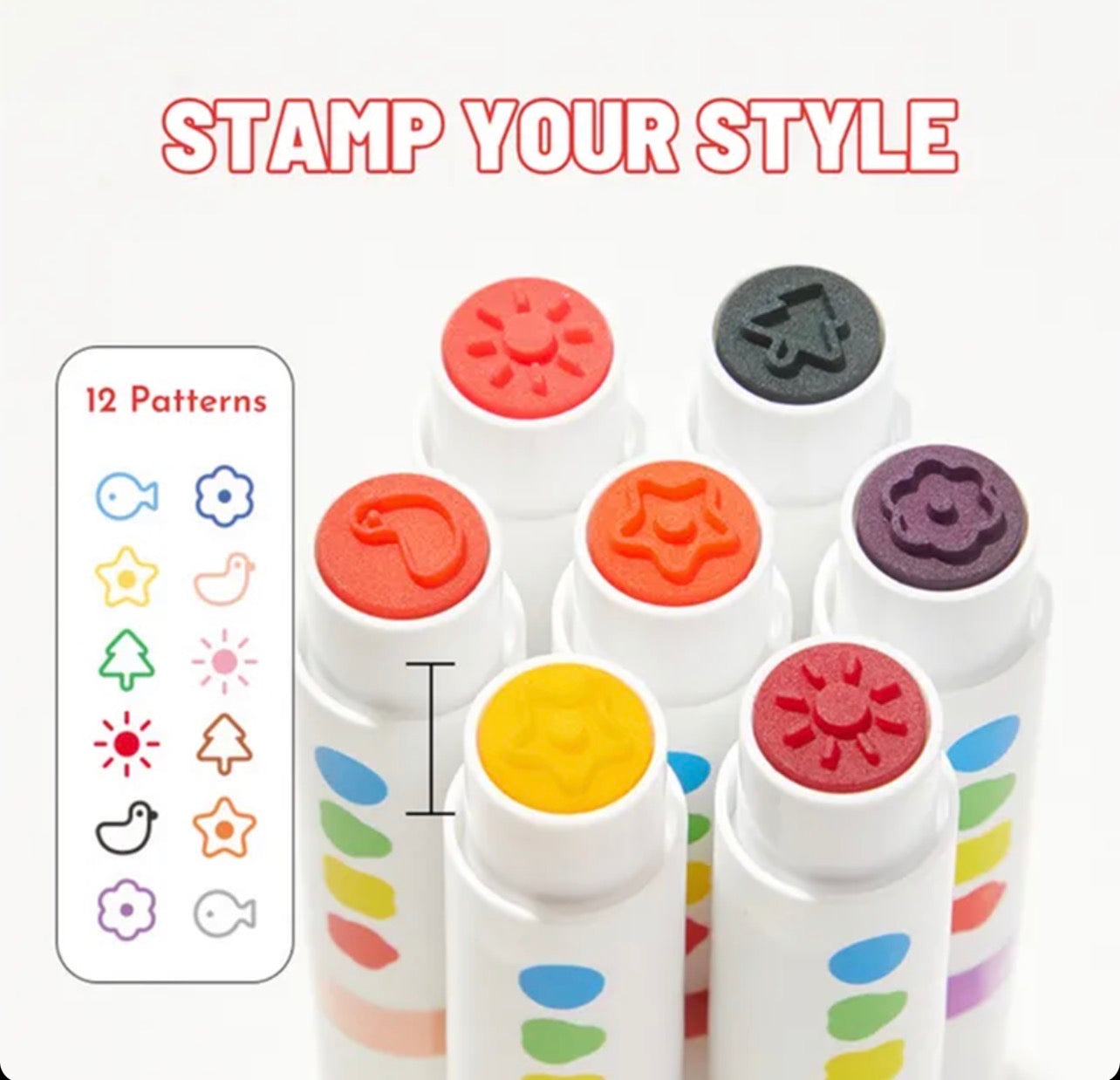 الوان فلوماستر قابلة للغسل برأسين – 12 لون