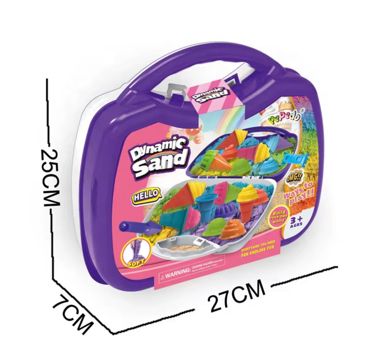 مجموعة رمل وقوالب ايس كريم