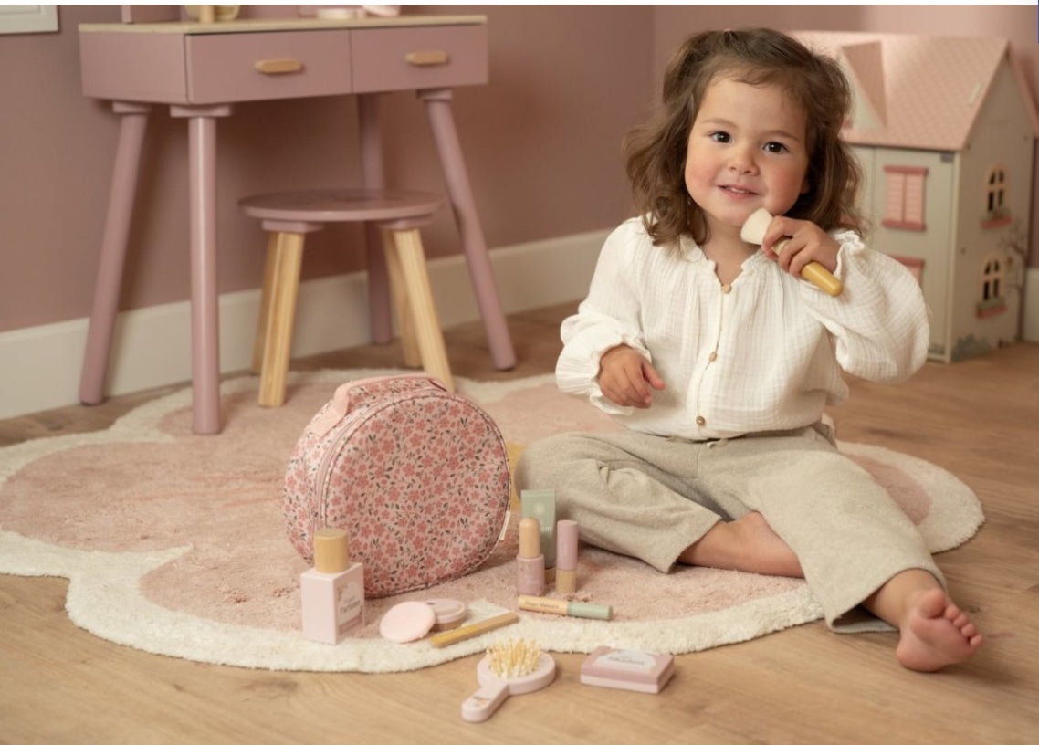 شنطة مكياج خشبي جديد