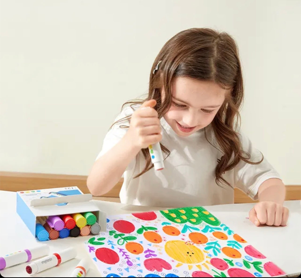 الوان فلوماستر قابلة للغسل برأسين – 12 لون