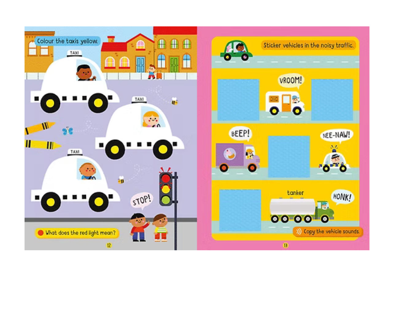 Big stickers things go