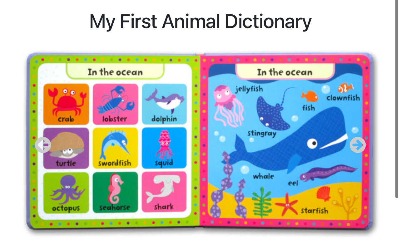 My first animal dictionary
