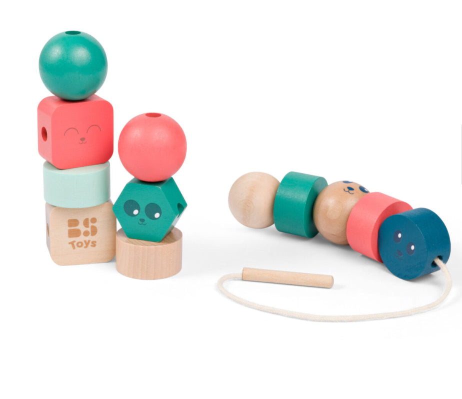 شك الخرز الخشبي