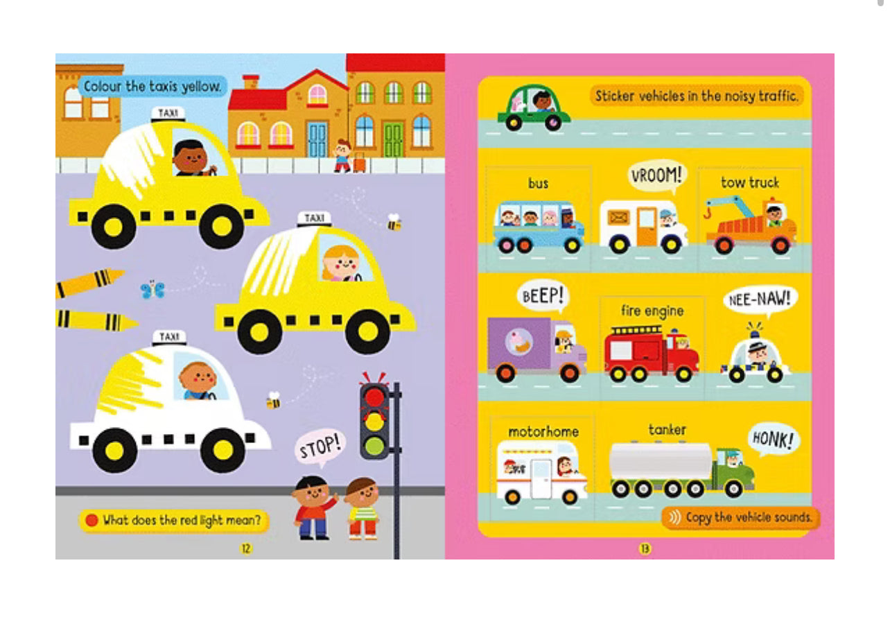 Big stickers things go