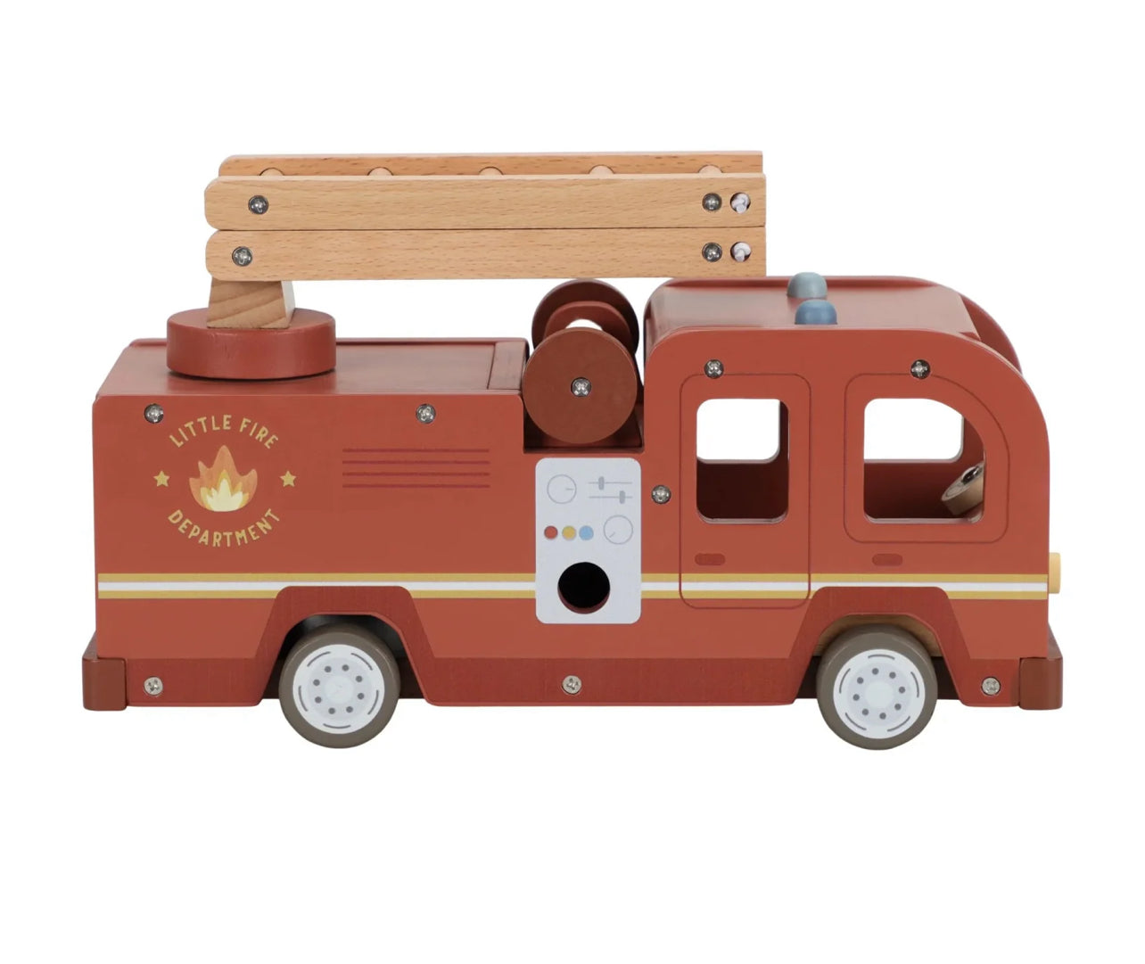 شاحنة اطفاء خشبية كبيرة