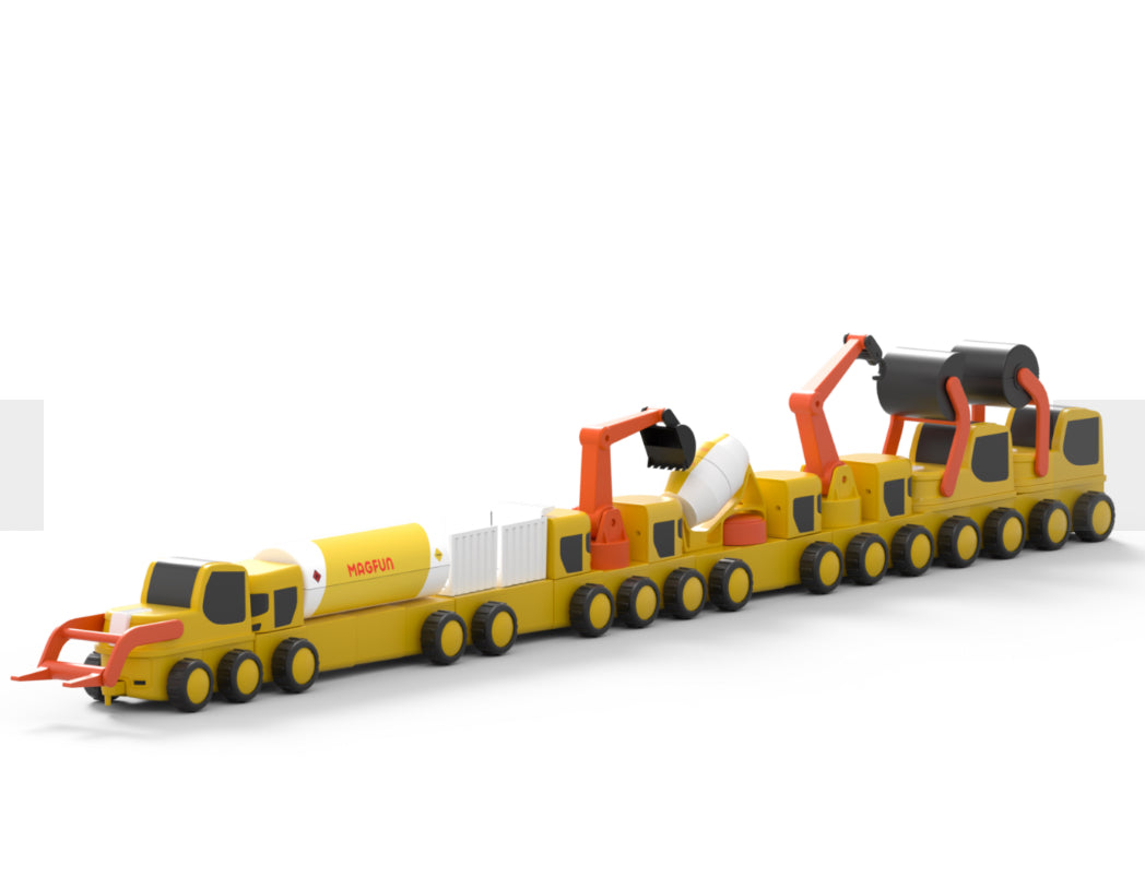 شاحنات مغناطيسية 52 قطعة