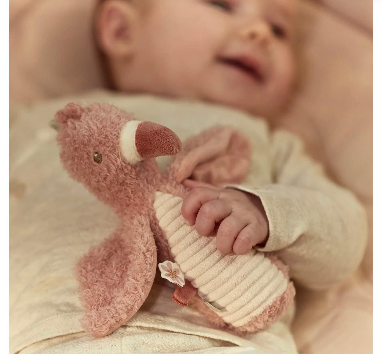 خرخيشة فلامينجو القماشية