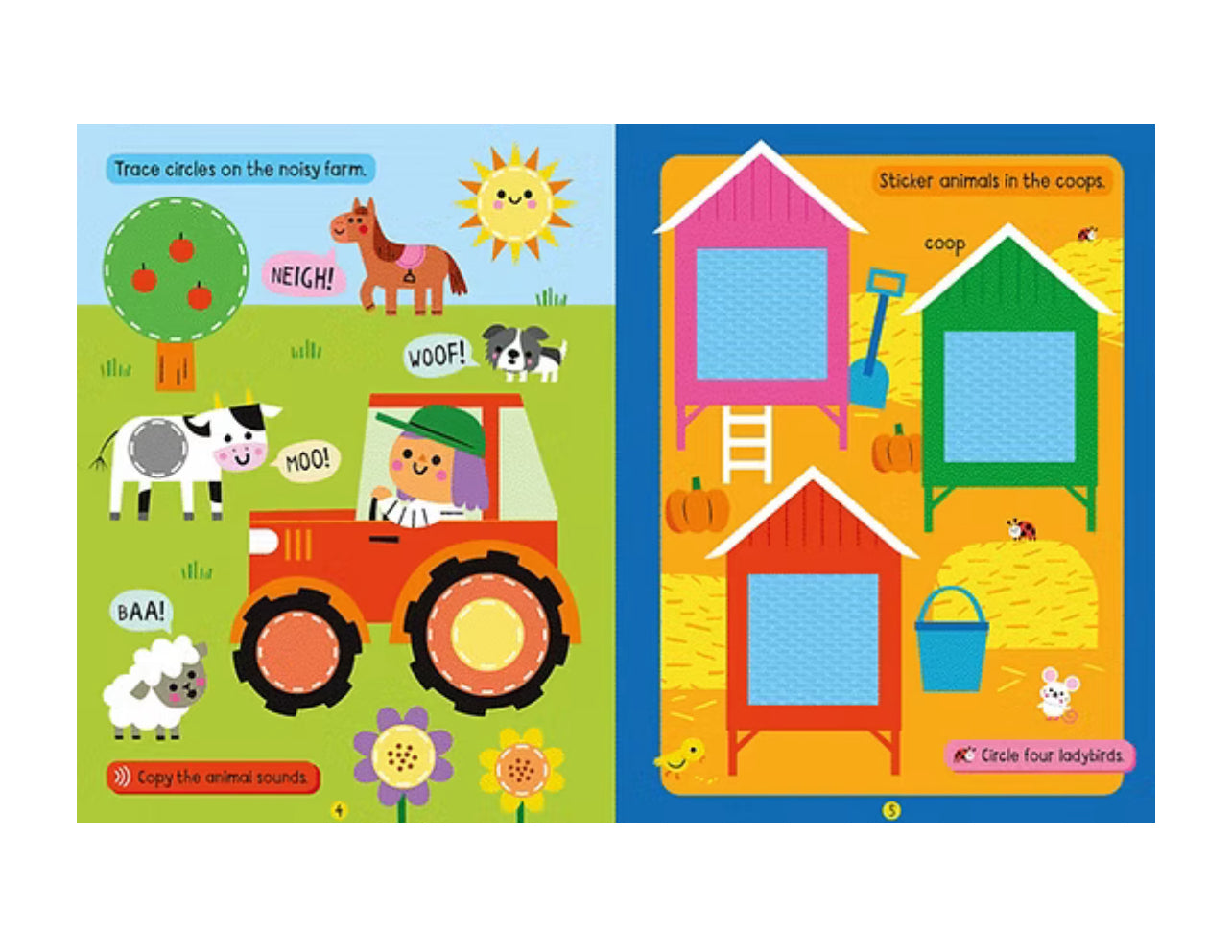 Big stickers animals