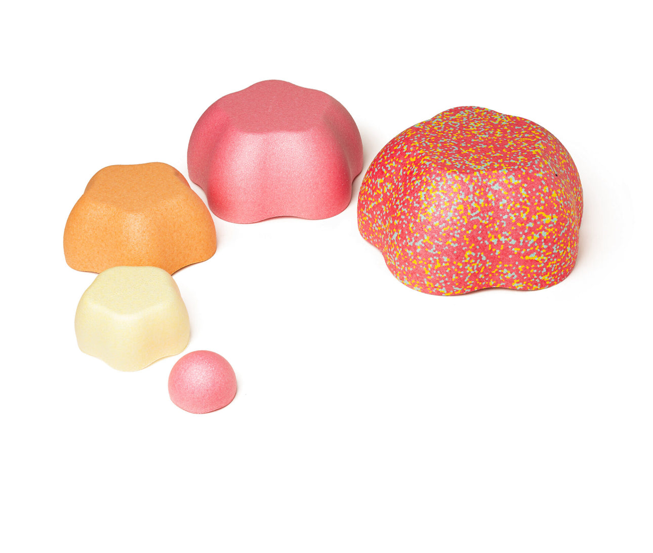 احجار الخطوات الملونة زهر