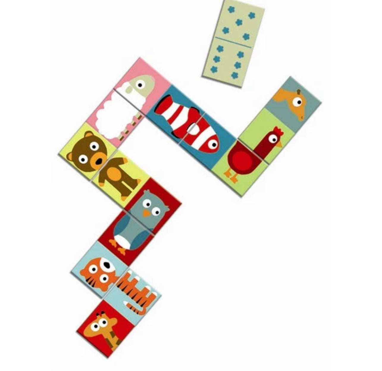 دومينو حيوان وارقام