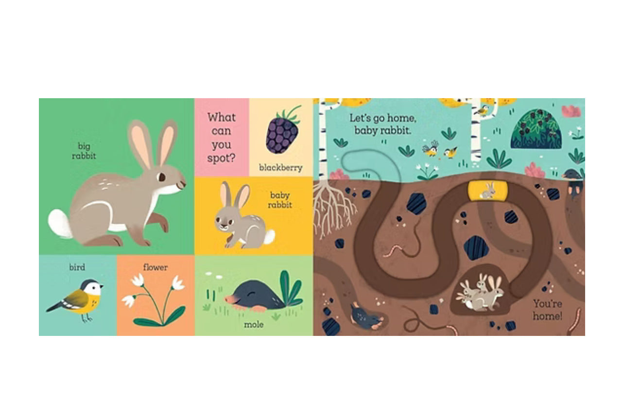 Baby rabbit كتاب تتبع مسار