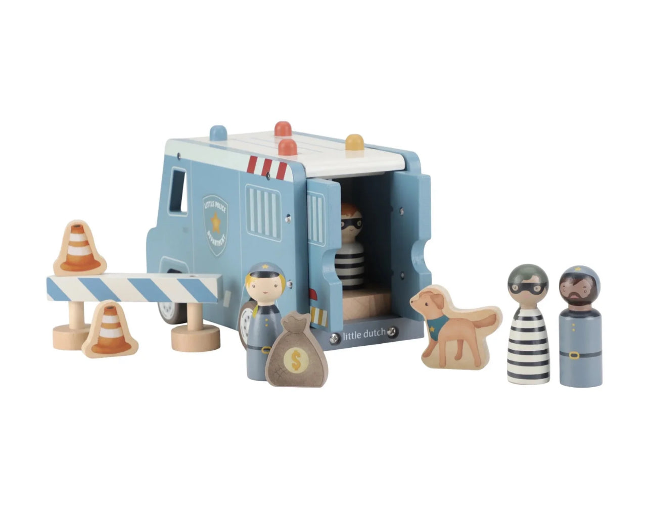 شاحنة شرطة خشبية