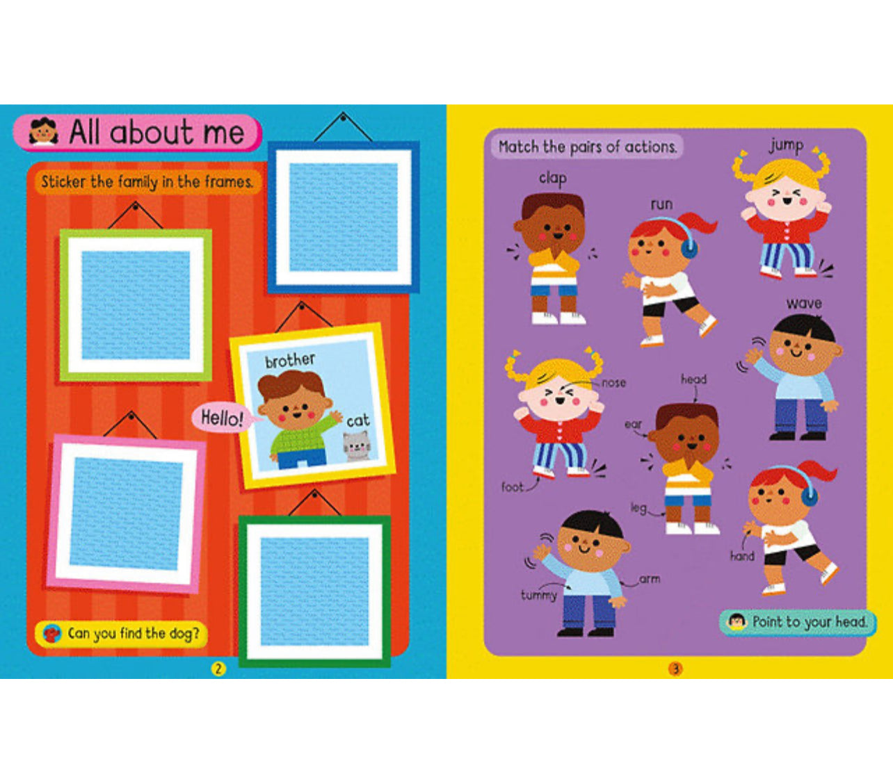 Big stickers first words