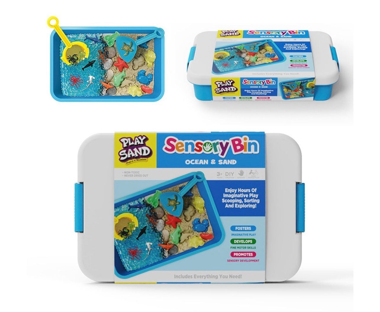 مجموعة رمل وقوالب محيط