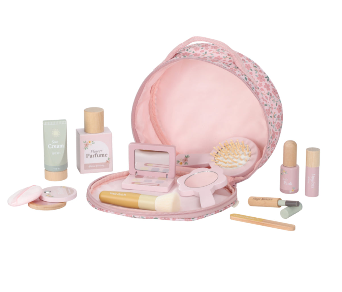 شنطة مكياج خشبي جديد