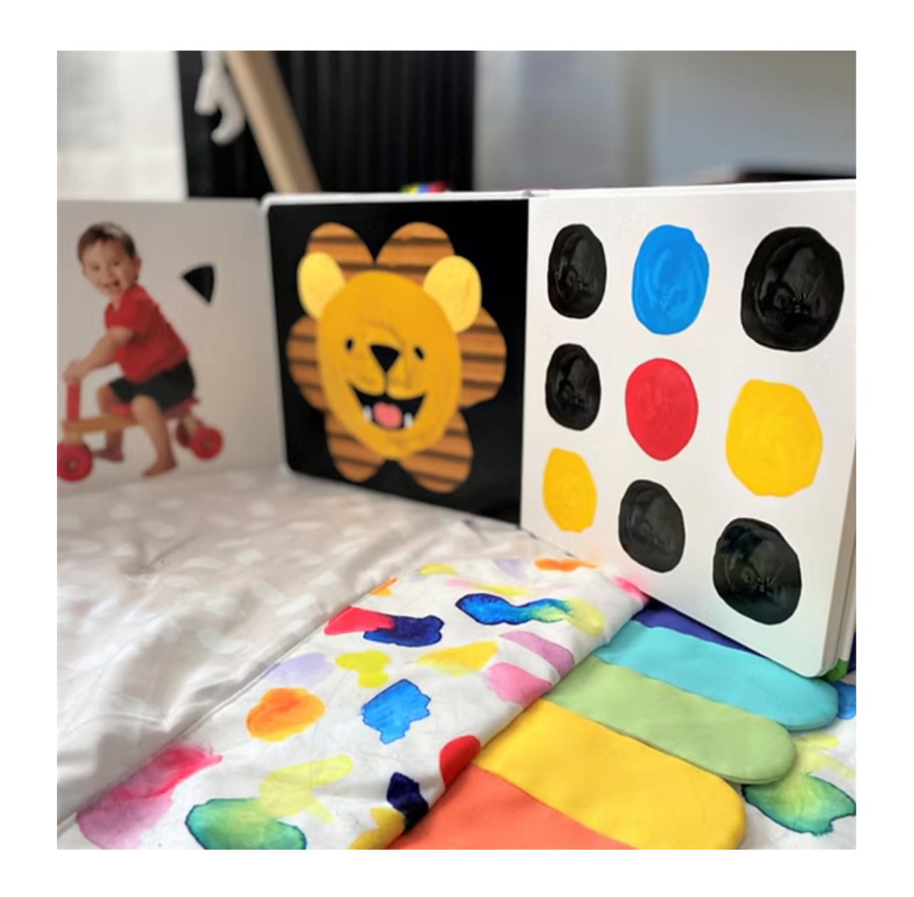 الرؤية اللمس الاحساس Tummy Time