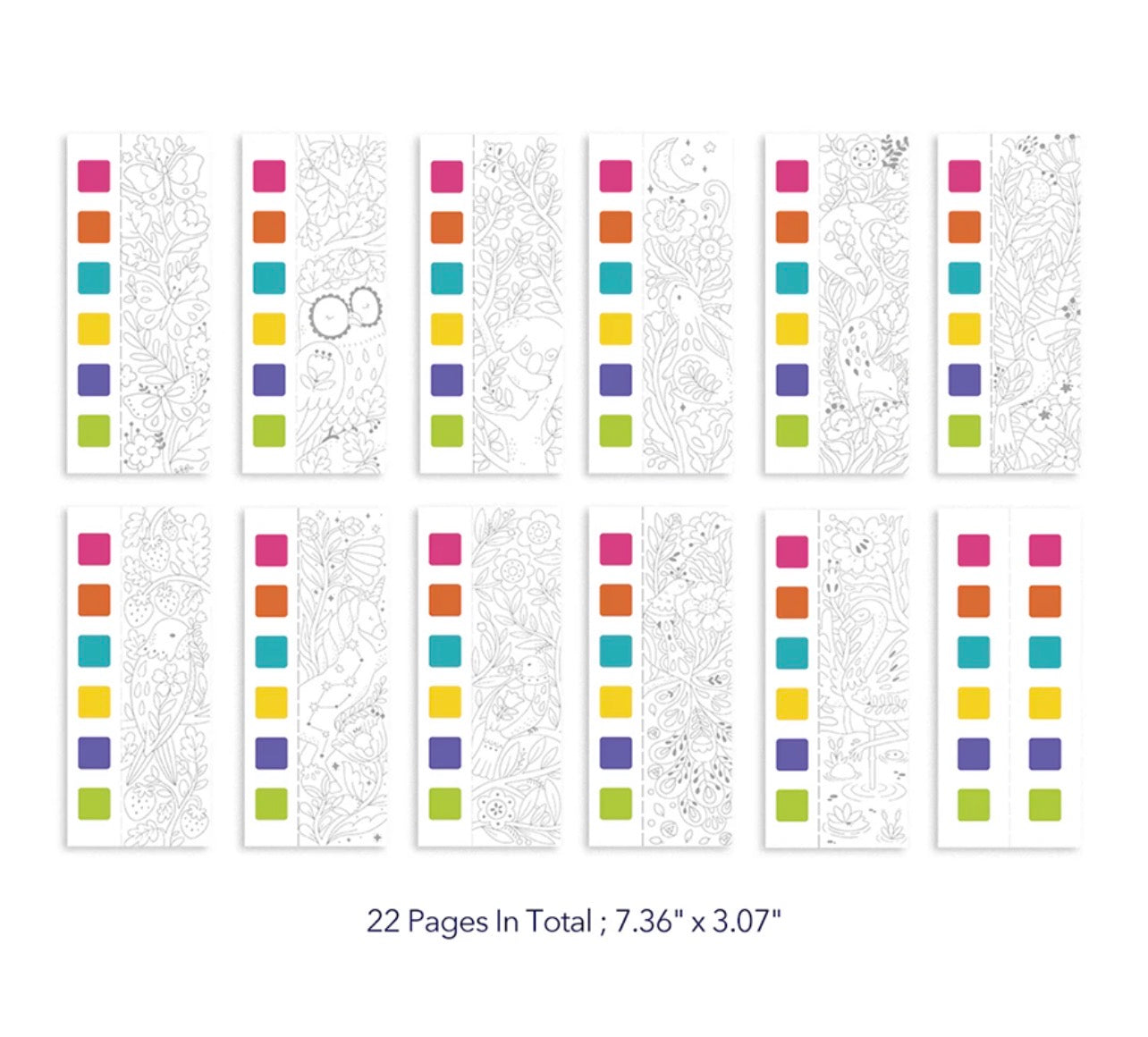 دفتر ألوان مائية – غابة