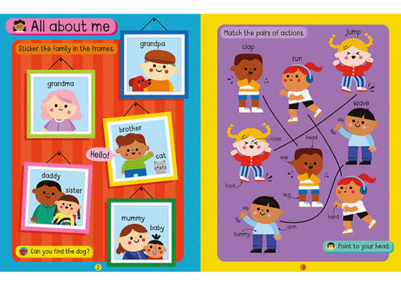 Big stickers first words