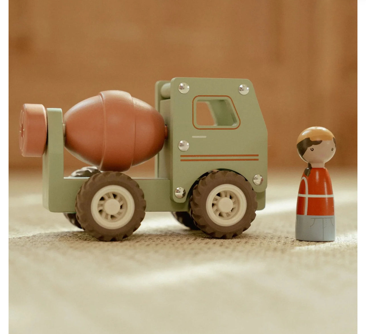 شاحنة اسمنت خشبية