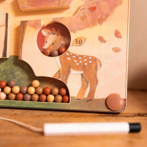 متاهة مغناطيسية خشبية -الشجرة