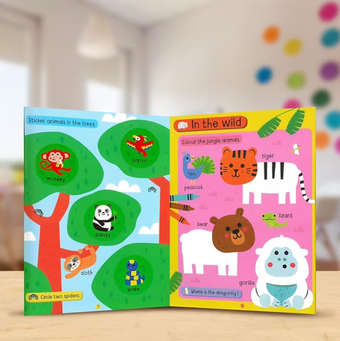 Big stickers animals