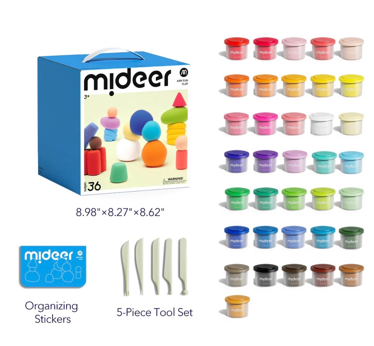 مجموعة معجونة 36 عبوة