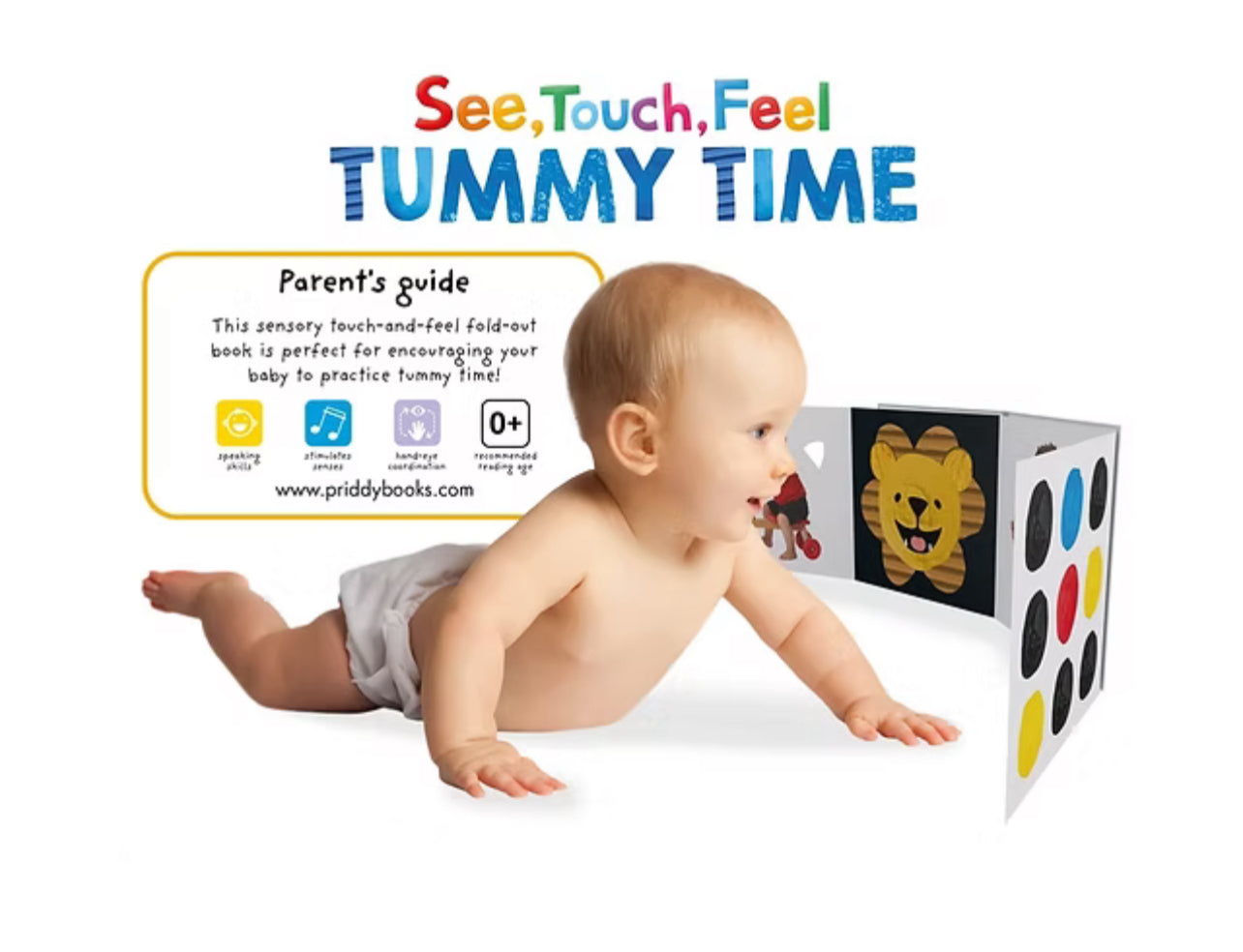 الرؤية اللمس الاحساس Tummy Time