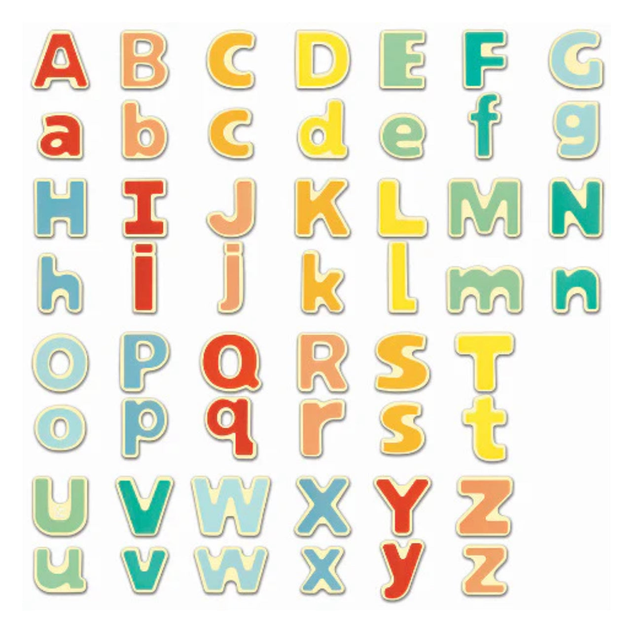 حروف مغناطيسية انجليزية