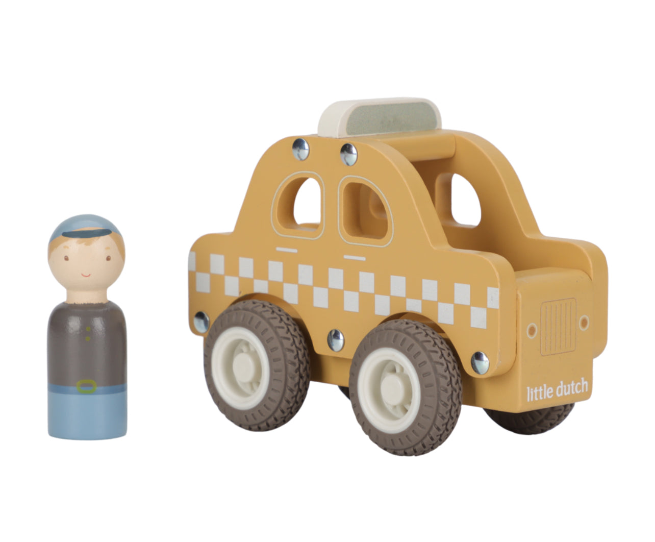 سيارة تكسي خشبية