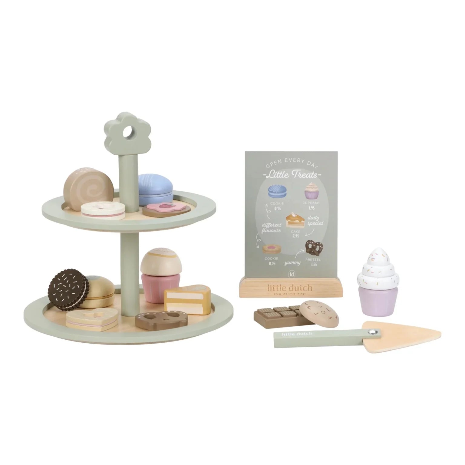 حامله الكيك خشبي