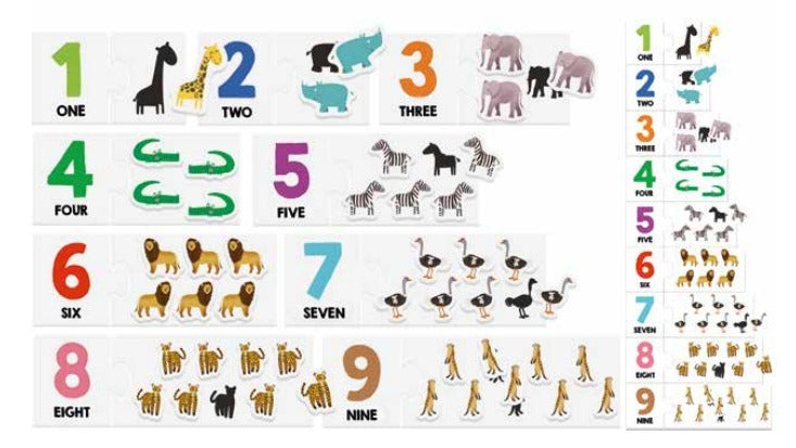 بازل مونتسوري العدد والكمية ملمس