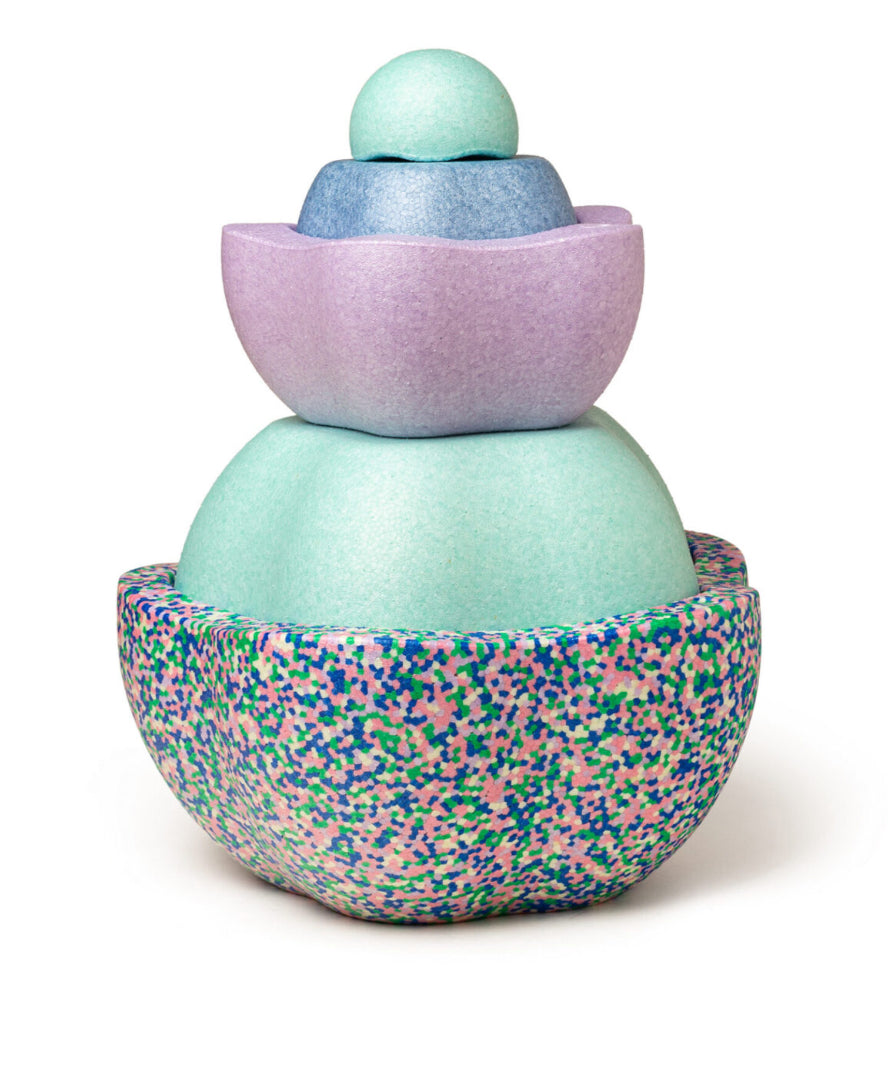 احجار الخطوات الملونة